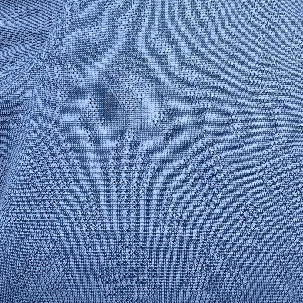 Adidas Polo Shirt Mens XL Blue PGA Golf Club Argyle Moisture Wicking Golf - Picture 5 of 9